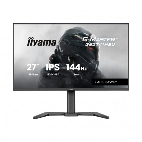 IIYAMA monitor GB2741HSU-B1 27inch IPS mänguri G-Master Black Hawk FreeSync 1920x1080 144Hz 300cd/m 