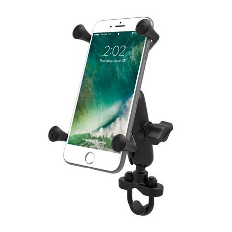 RAM Mounts X-Grip Large Phone Mount with Handlebar U-Bolt Base