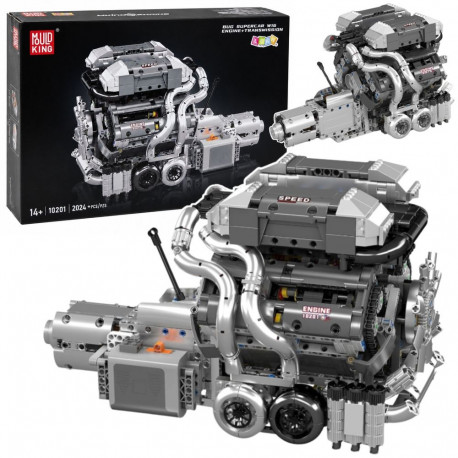 Ehitusklotsid 2024 automootor V8 käigukast elektriline