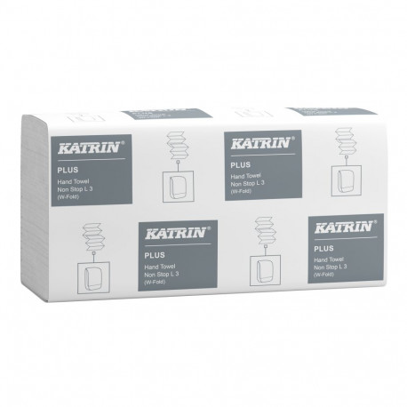 Sheet towel 3-layer KATRIN Plus nonStop L3 Z-fold 34x23.5cm 90 sheets in a pack