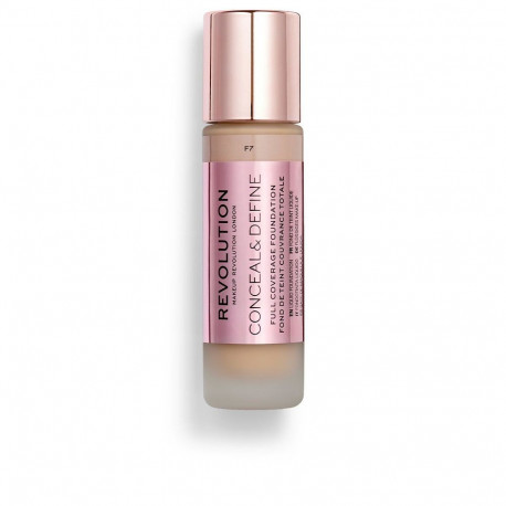 REVOLUTION MAKE UP jumestuskreem Conceal & Define täiskattega, #F7