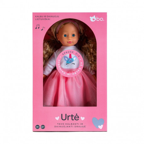 bo. Interactive doll "Urte" (speaks Lithuanian language), 40 cm