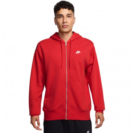 Nike meeste kapuutsiga pusa Club BB FZ FN3861 657 S, punane