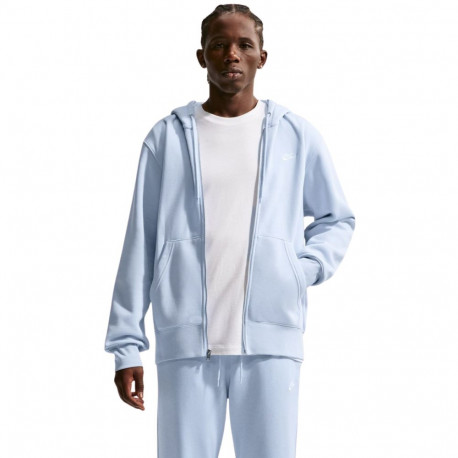 Nike meeste kapuutsiga dressipluus Club BB FZ FN3861 407 L, helesinine