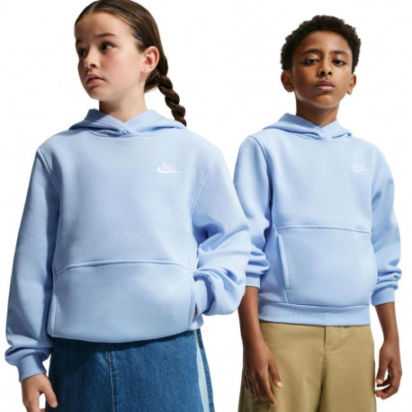 Bluza dla dzieci Nike Sportswear Club Fleece błękitna FD3000 408 M
