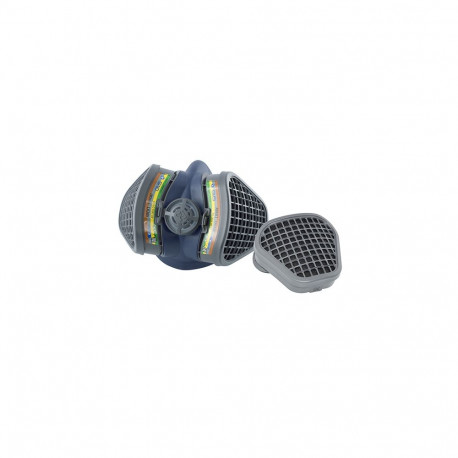 Poolmask GVS Elipse SPR488 half-face respirator mask – ABEK1 cartridge filters, M/L size, medical-gr