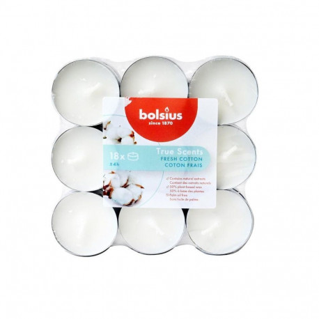 Teeküünlad värske puuvill 18PCS