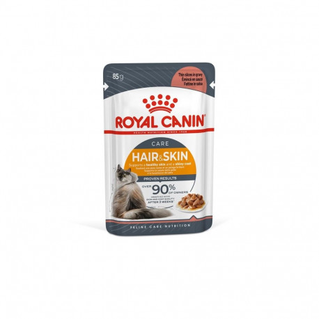 CAT FOOD HAIR & SKIN CARE GRAVY 85G