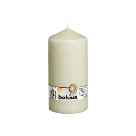 CANDLE PILLAR BOLSIUS IVORY 20/9.8CM