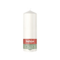 PILLAR CANDLE WHITE H20CM/D6.8CM