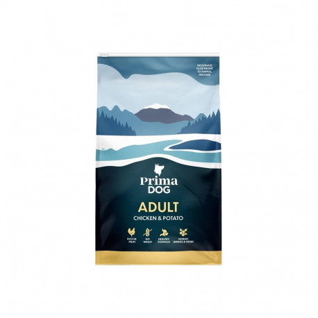 PRIMADOG koeratoit täiskasvanud koertele 3kg kana-kartul