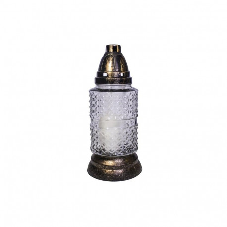 GRAVE CANDLE SI198 36H 110G RED