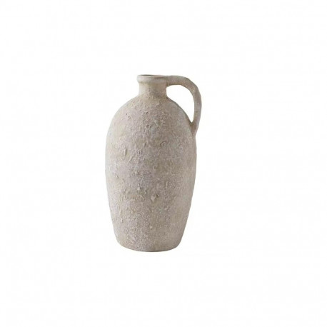 DOMOLETTI keraamiline vaas H29CM, valge/pruun