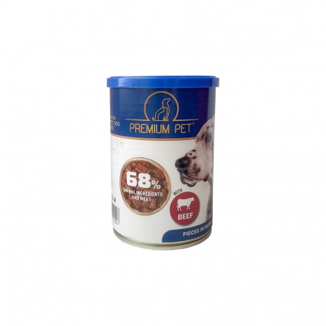CANNED FOOD DOG PREMPET BEEF IN SAUC 415