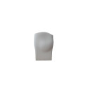 VASE CERAMIC DOMOLETTI WHITE H27CM