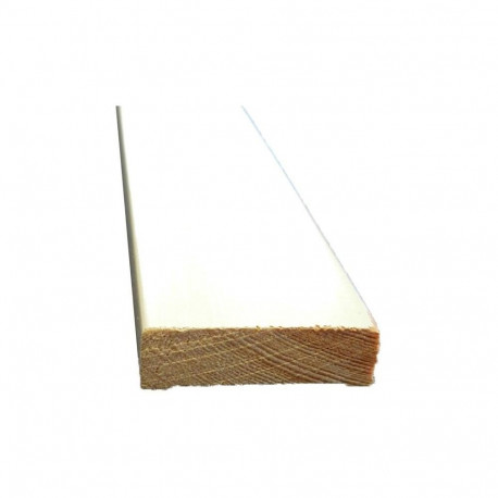ARCHITRAVE 12X56X2200 mänd-FJ, valge