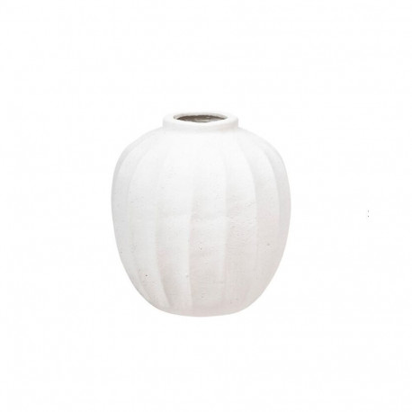 VASE AMIA WHITE H28CM