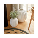 VASE AMIA WHITE H28CM