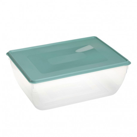FOOD CONTAINER RECTANGULAR DEEP 10L.MINT