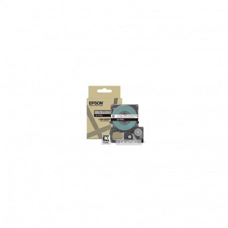 Epson Matte Tape – Clear/White 12mm(8m) – LK-4TWJ