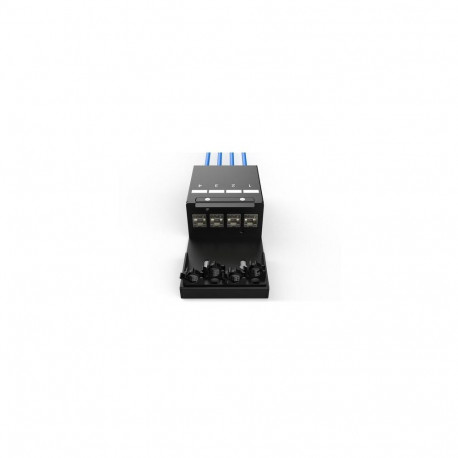 Digitus Consolidation point box, 4-port Keystone modules with intelligent cable manager