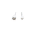 Digitus Lightning silicone connection cable, USB-A - Lightning 2m, white