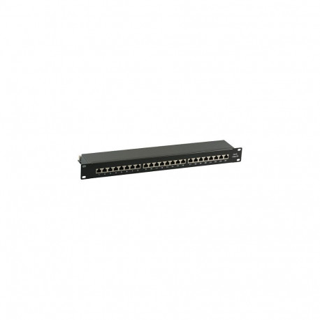 "EFB Elektronik EFB-Elektronik - Patch Panel - Rack montierbar - RJ-45 X 24 - Schwarz, RAL 9005 - 1U