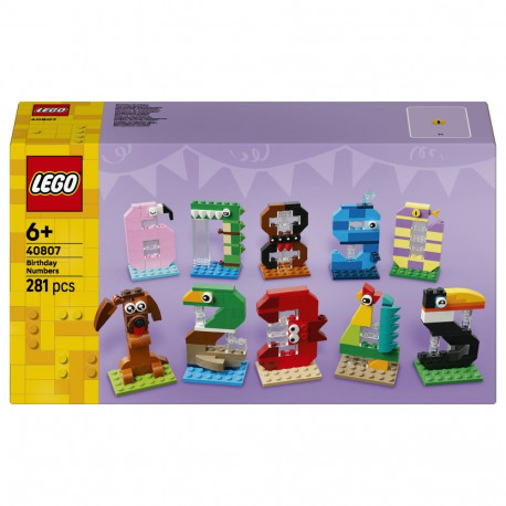 LEGO komplekt 40807 hooajalised sünnipäevanumbrid