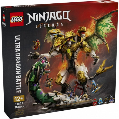 Ninjago ehitusklotsid 71872, lahing ultradraakoniga