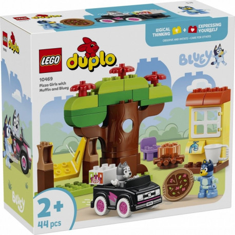Duplo komplekt 10469 Bluey pitsarestoran muffiniga, sinine