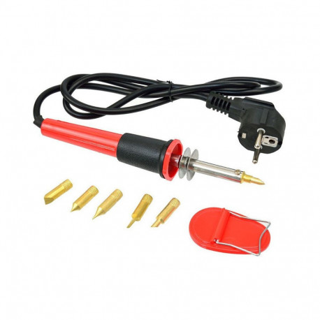 Woodburning Soldering Iron Pen with Tips 6pcs Geko