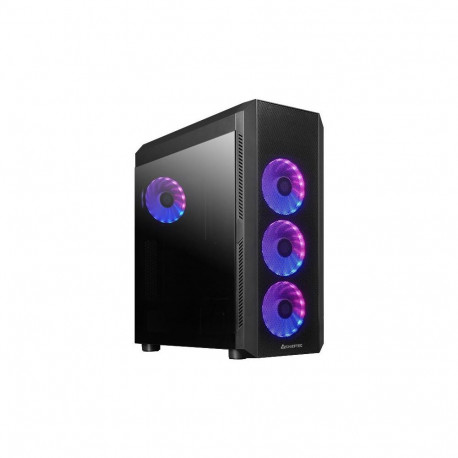 Case|CHIEFTEC|SCORPION 4|MiniTower|Case product features Transparent panel|Not included|ATX|MicroATX