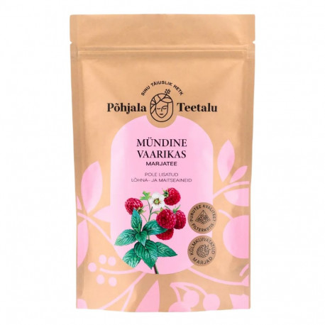 Berry tea Põhjala Teetalu mint with raspberry 50 pcs x 2,5g