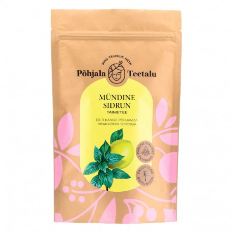Herbal tea Põhjala Teetalu mint with lemongrass 50 pcs x 2g