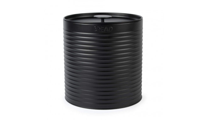 Russell Hobbs RH03269EU7 Ribbed Bread Bin, Black