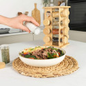 Salter BW127771 Bamboo Rotating Spice Rack