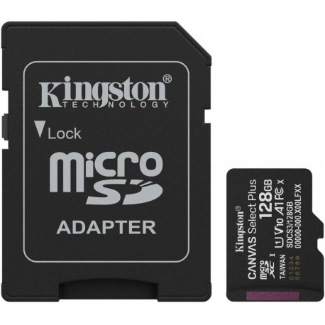 Kingston 128GB Canvas Select Plus microSDXC Class 10 UHS-I SDCS3/128GB