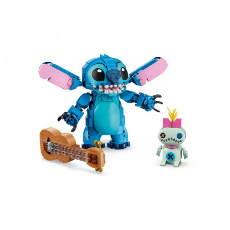 Constructor - LEGO Disney 43296 Stitch and Scrump 713 Pieces 190 mm Tall Multicolor