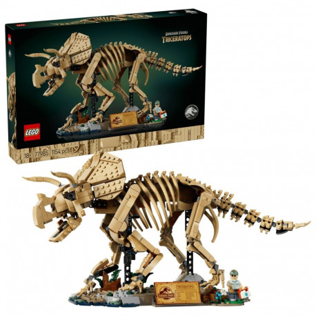 Constructor - LEGO Jurassic World 77985 Dinosaur Fossils Triceratops Model 1154 Pieces Multicolor