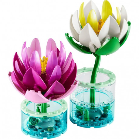 Constructor - LEGO Botanicals 11511 Water Lilies, 259 Pieces, 160 mm Tall, Green
