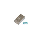 Digitus CAT 6 modular plug for round cable, pass through plug - 100 pcs.