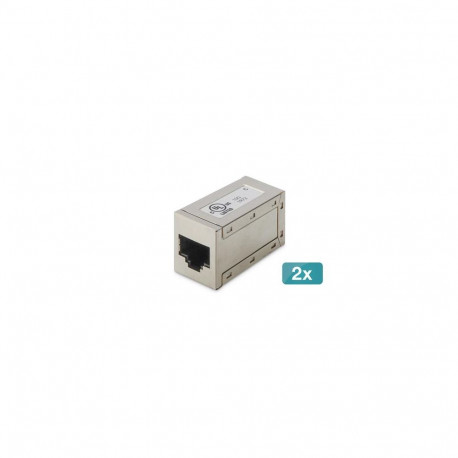 Digitus CAT 6, modular couplers, shielded - 2 pieces