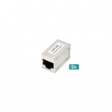 Digitus CAT 6A modular couplers, shielded - 2 pieces