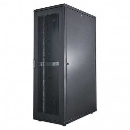 INTELLINET serverikapp 36HE 600x1000mm kokkupanemata kaubaveoga, must