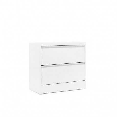 Rippkaantekapp lai 2 sahtlit, 802x742x425mm, 40kg/ 149921, valge
