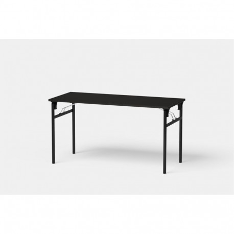 FALDA Laud kokkuklapitava jalaraamiga, 1400x600xK-755mm/ must mel.+must