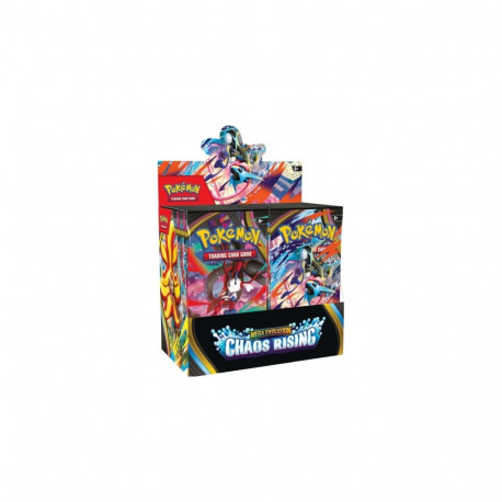 Trading Card Game - Pokémon TCG Mega Evolution Chaos Rising Booster Box 36 Packs, 360 Cards, Multi-C
