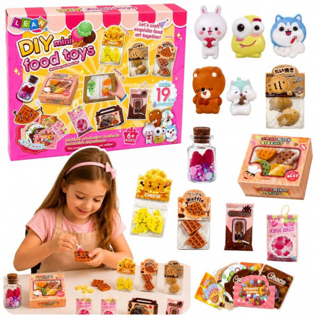 Loovkomplekt mini squishy-maiustuste valmistamiseks ja kaunistamiseks