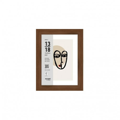 Nielsen Photo Frame 3232205 Wood 19 Walnut 13x18 cm