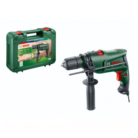 Löökpuurtrell EasyImpact 600 600W kohvriga, roheline/must